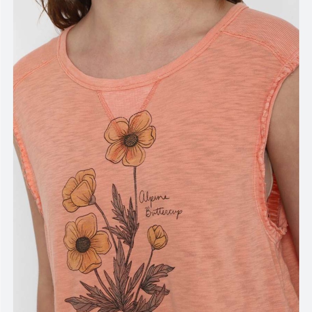 AE buttercup crop tank EUC